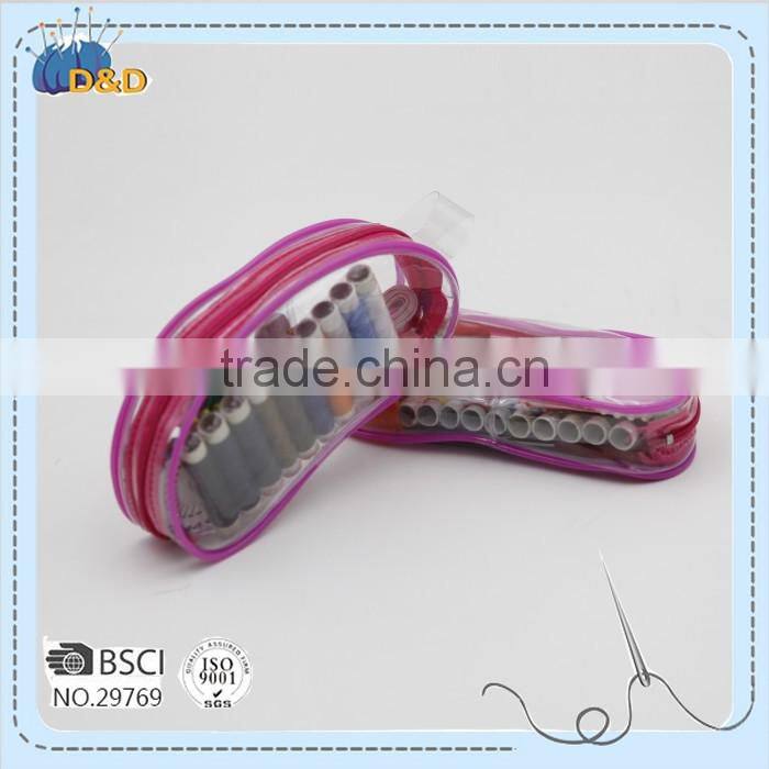 D&D PVC Zipper Pouch Sewing Kit With Sewing Accessories