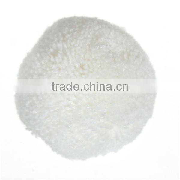 Cashmere Pom Pom Balls DIY Craft Decoration White Round 40mm Dia.