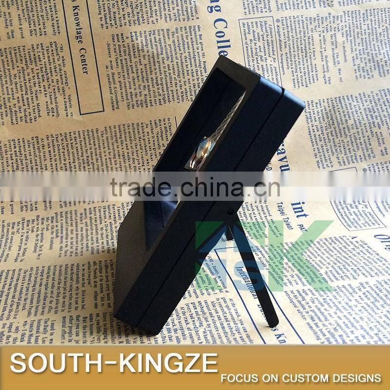 11x9cm Black Square ABS Plastic Display Stand for Earring, Necklace, Pen