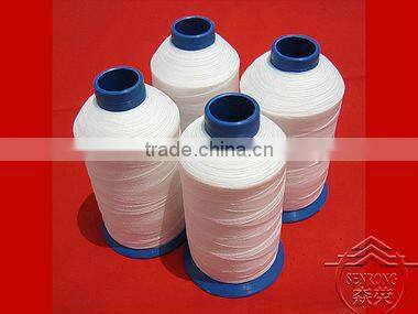 Polyester filament sewing thread