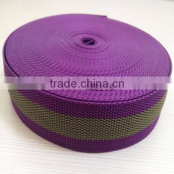 colorful pp webbing for shopping bag