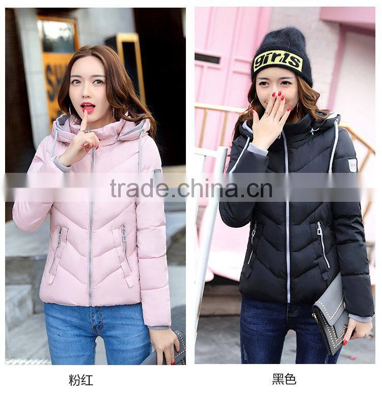 Women 2017 New Parka Casual Outwear Military Hooded