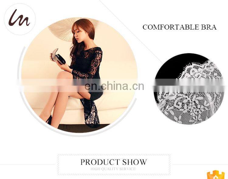 Fitness Full Transparent Sexy Design Girls Lace Bra Bralette