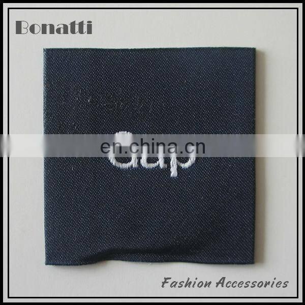 garment needle loom woven label for clothing