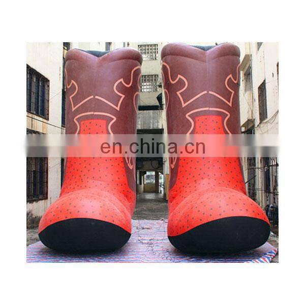 advertising giant inflatable boots inflatable shoes for sale