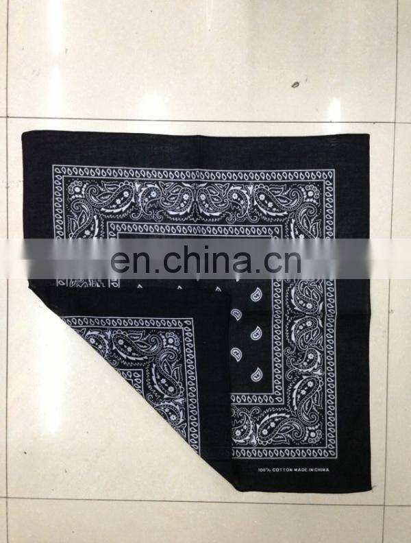 Promotional design custom promotional printed square bandana is hot sale .LS01