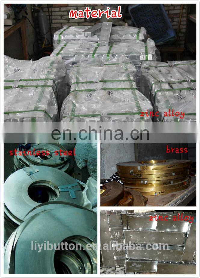 high quality matt gold garment metal label for jeans jacket and hand bags