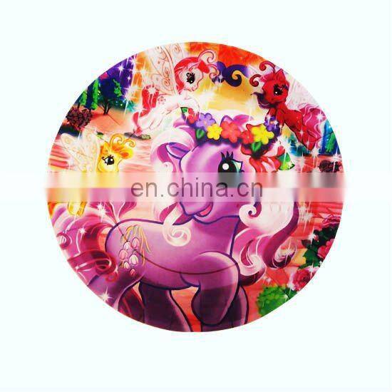 Popular 7" round cheap paper plates for dinner tableware