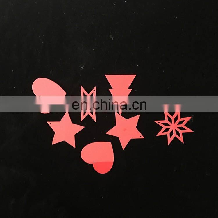 Dongguan manufaction acrylic plastic laser cutting panel processing logo printing