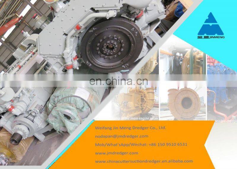Hydraulic cutter head suction dredger from china for soil dredging for sale from river or sae