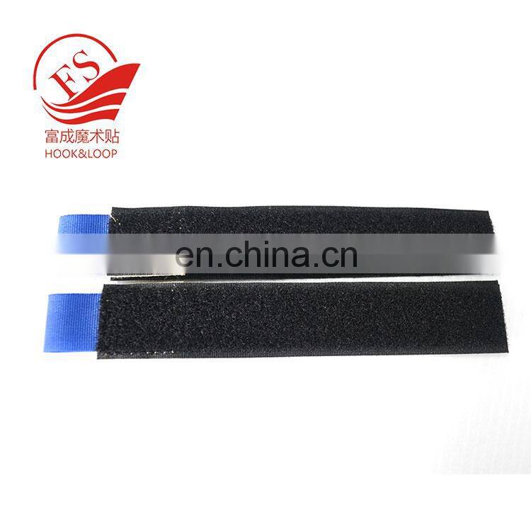 Packing custom computer wire arrangement accessories straight hook loop cable tie with pull tab