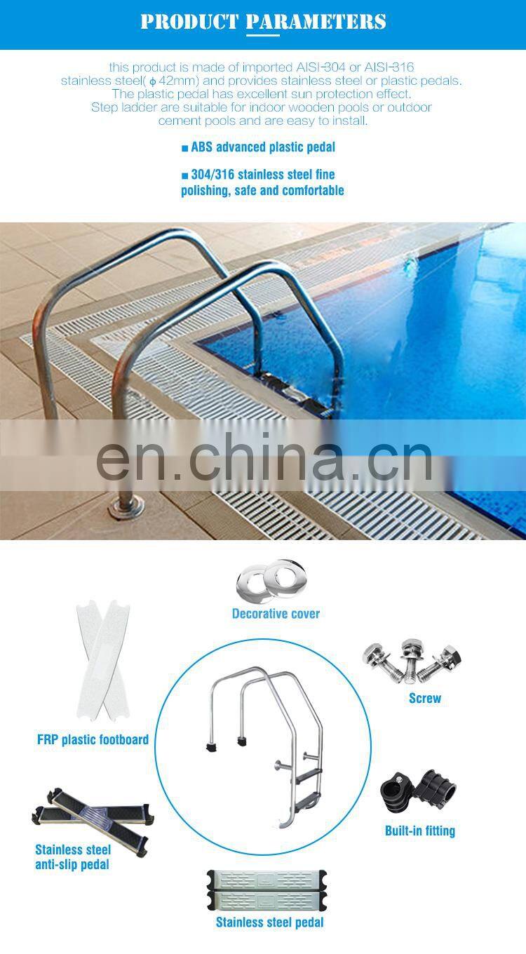 Private Label Stainless Steel Swimming Pool Ladder