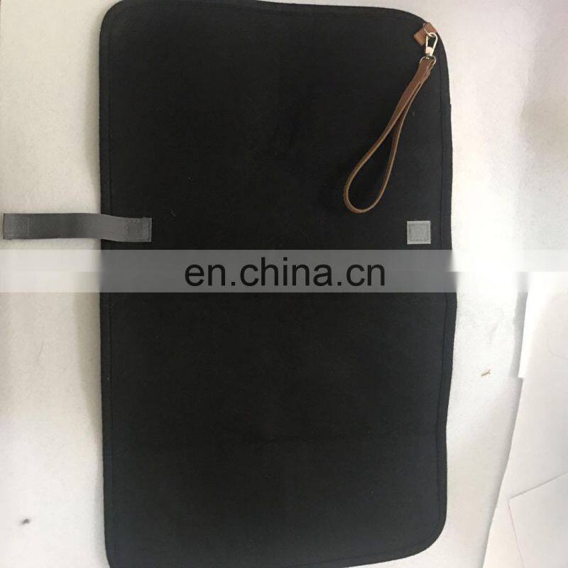 Customized felt diaper changing pad