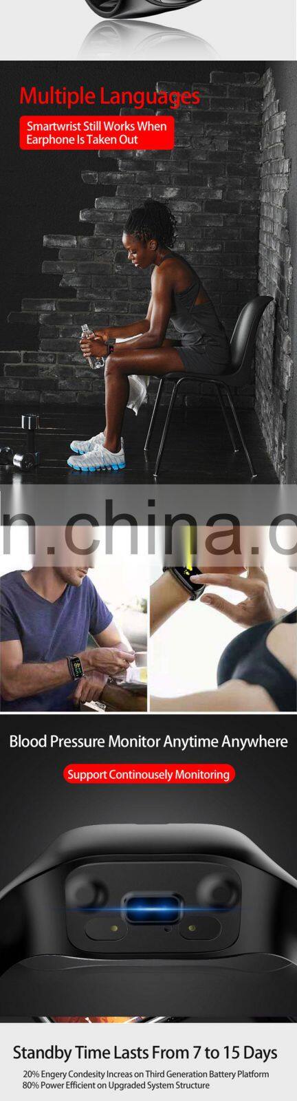 Smart Watch Water Proof Mens Custom Oem Android Sport Bracelet Latest 2019 Shenzhen Wholesale Hybrid Smart Watch 2 In 1