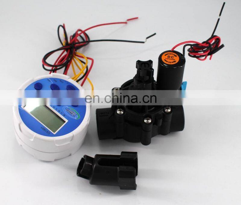 9V Battery-Operated Controller+Irrigation solenoid valve+irrigation solenoid valve (dc latching)