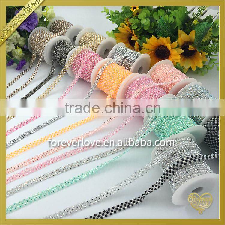 2016 New Arrival Rhinestone Strip Trimming for Garment FHRS-005