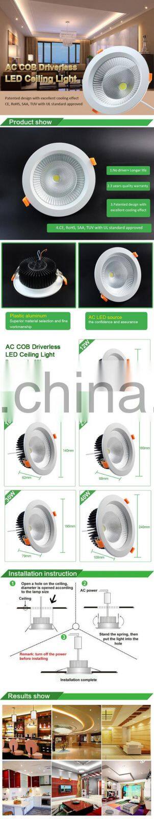 Plafonnier 18W 1980lm blanc naturel 4000K applicable salle de bain chambre cuisine salon balcon couloir LED Lampe de plafond