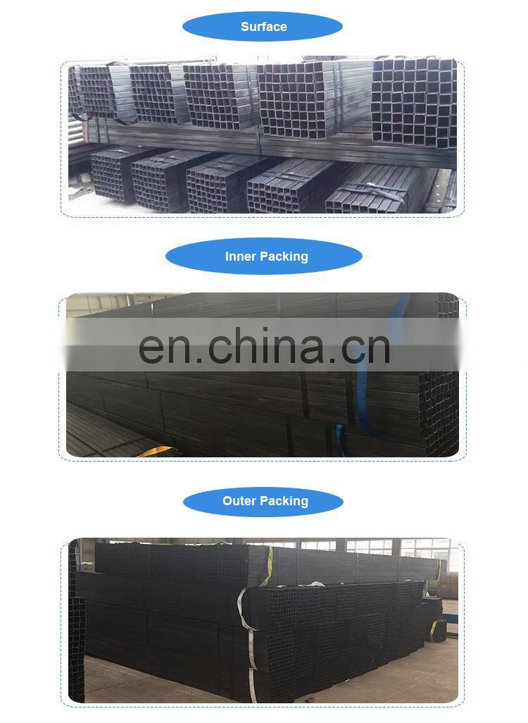 SHS CHS RHS Welded Hollow Section Pre-galvanized Rectangle Square Carbon Steel Pipe Tubes