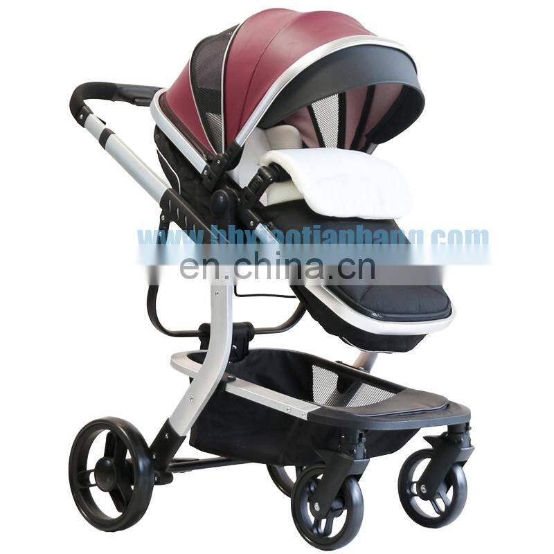 Good baby pram with baby car seat high quality baby stroller