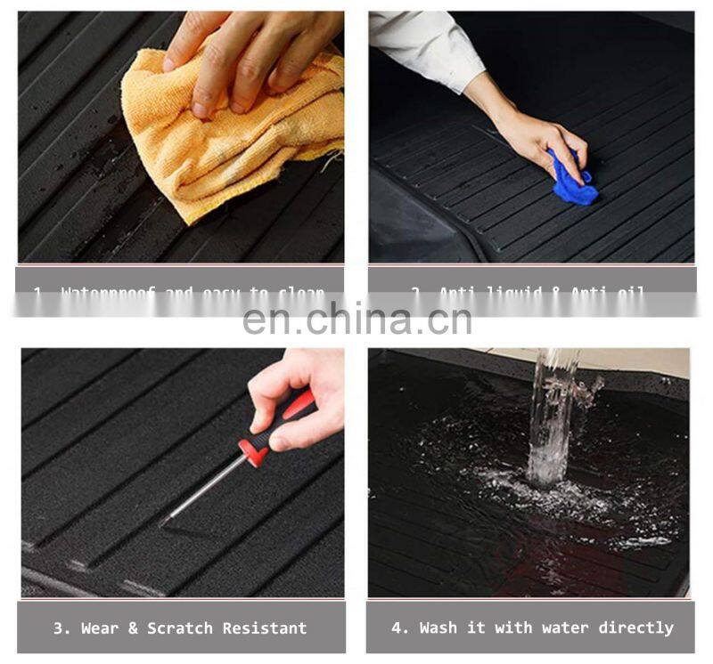 All Weather Car Mats Anti-Slip Car Floor Mats 3D Rubber Car Floor Protection Mat for COROLLA 2014