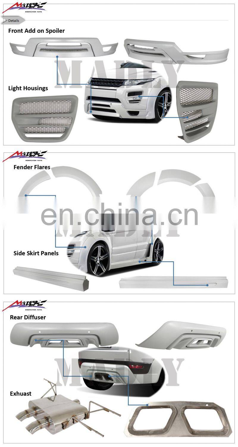 Madly Evoque body kits for 2012-2014 Range Rover Evoque body kit HM Style