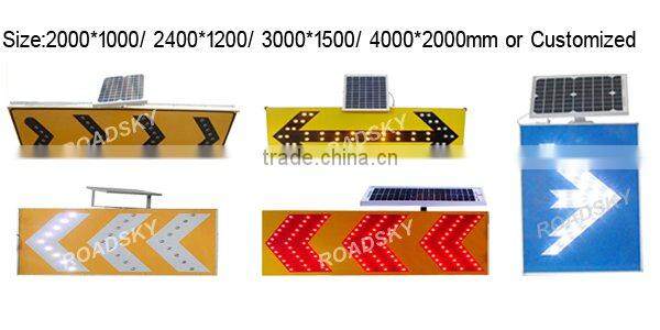 Traffic Warning Plastic Reflective Flashing Road Signs