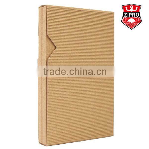 Wholesale kraft paper hardcover notebook with corrugated paper cover notebook set brochure