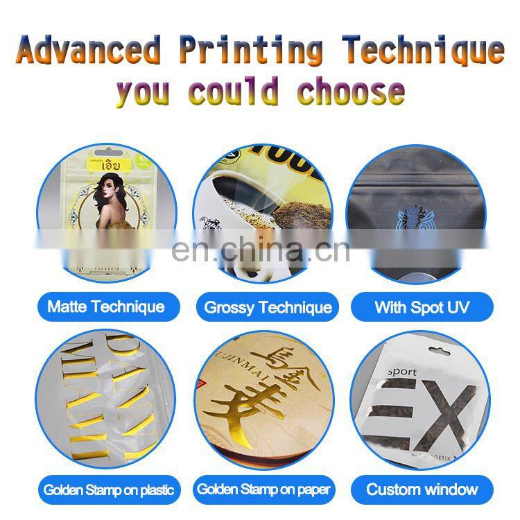 Custom Print Aluminum Foil Stand Up Pouch Bags