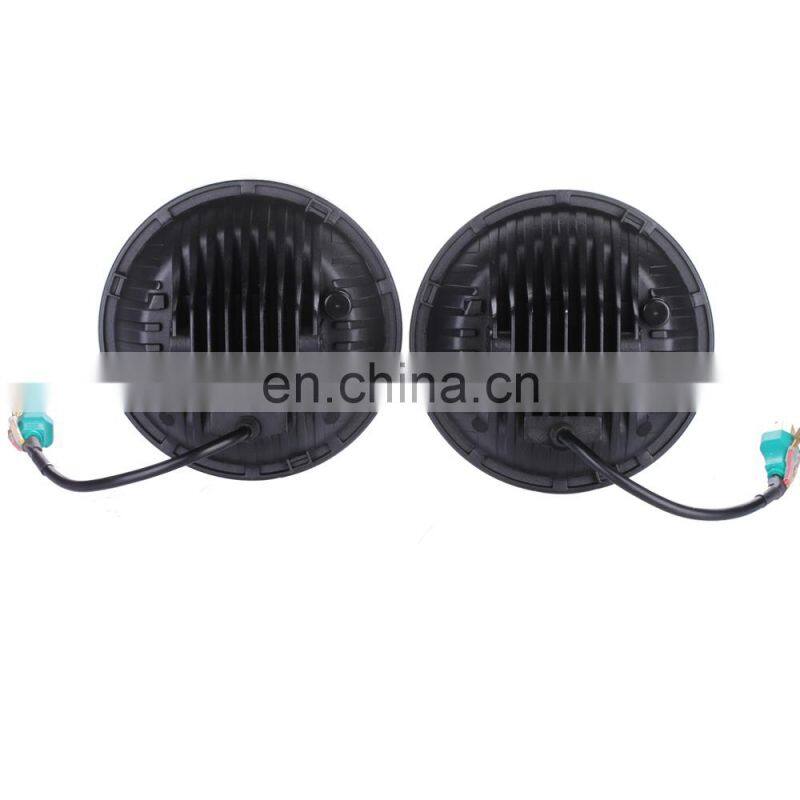 car lights led headlight with halo ring for jeep jk led head lamp