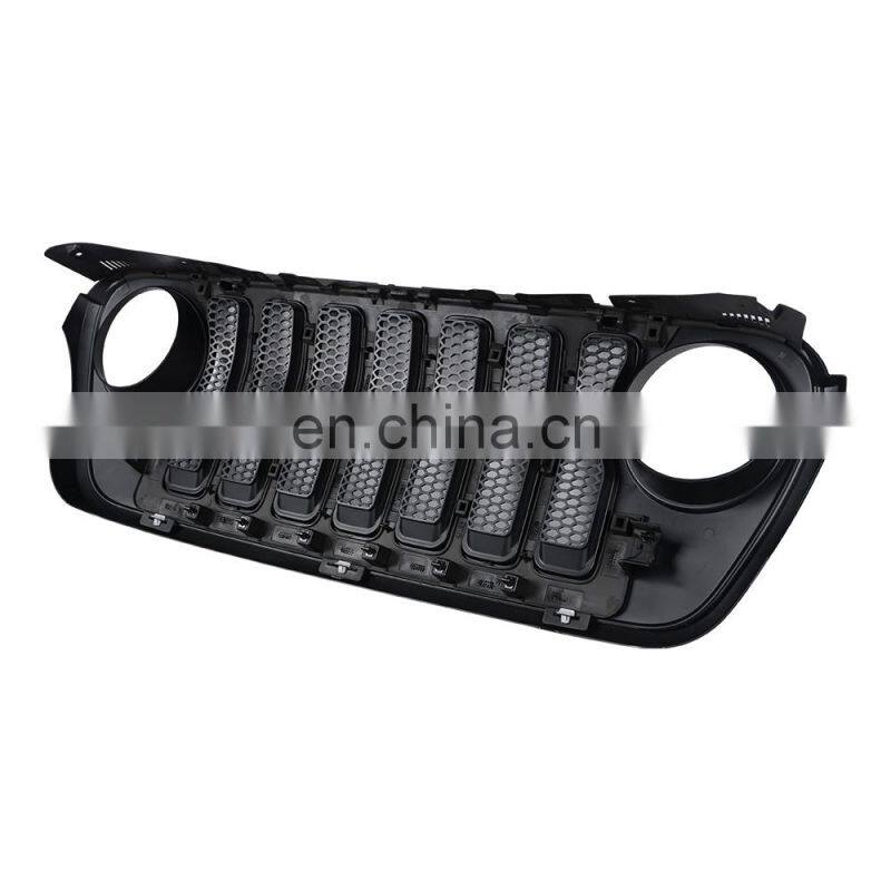 Front grill For Jeep wrangler JL 18+ High Configuration Black Grille for Jeep accessories