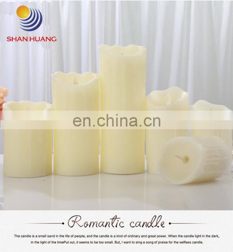 Set of 12pcs Flameless 500 hours Wedding Favourite LED Candles with Remoter