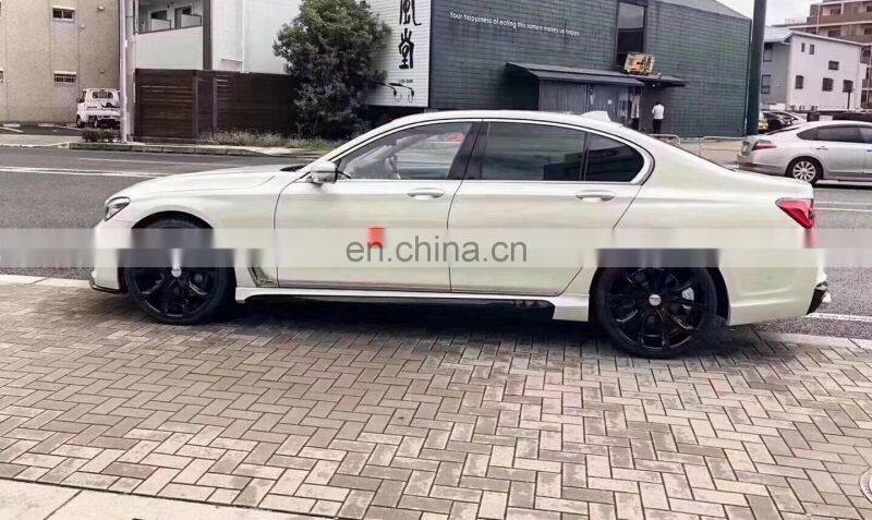 RD WD Style FRP Material Wide Body kits Front Rear Bumper Side Skirts For BMW 7 Series G11 G12 body kit