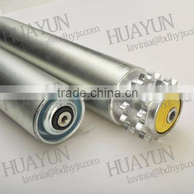 Zinc Plated Gravity Conveyor Roller Steel End Caps