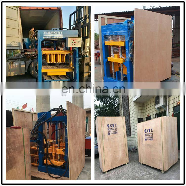 Auto press manual concrete interlocking block brick making maker machine for sale