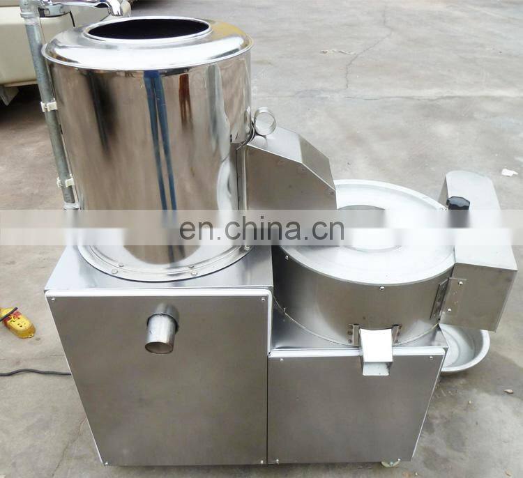 Industrial automatic 800kg output carrots radish washer and peeler