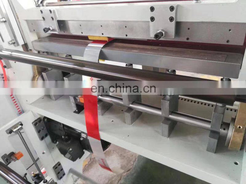 automatic roll to sheet cutting machine with rewinding function