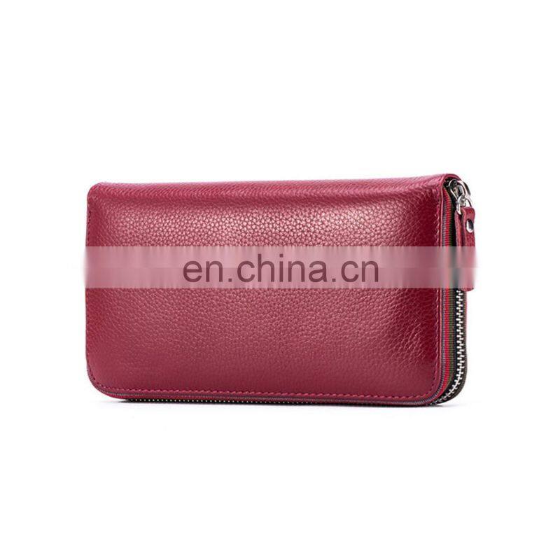 Ladies wallet latest RFID blocking leather ladies purse women wallet