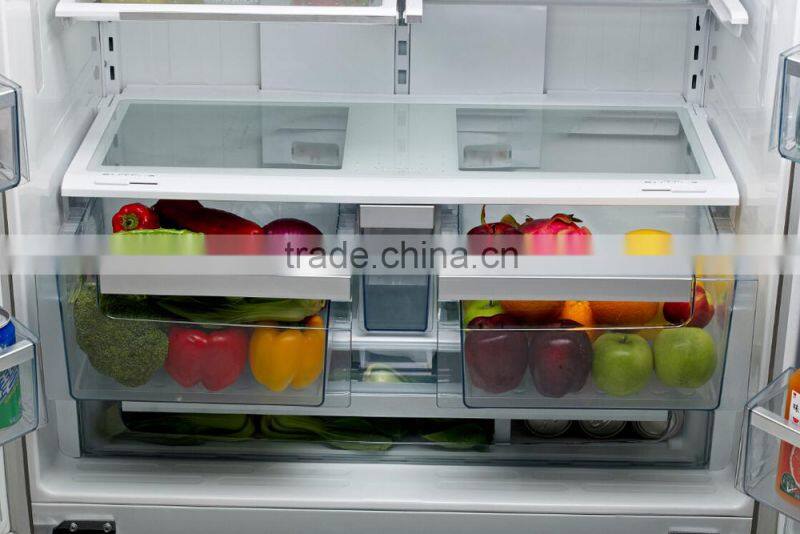 220v 50hz home star luxury meps lcd refrigerator
