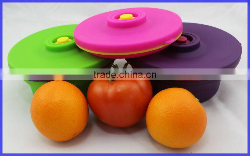 Floding Collapsible Silicone Take Away Lunch Box