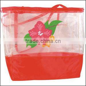 Wholesale offset printing waterproof clear pvc bag