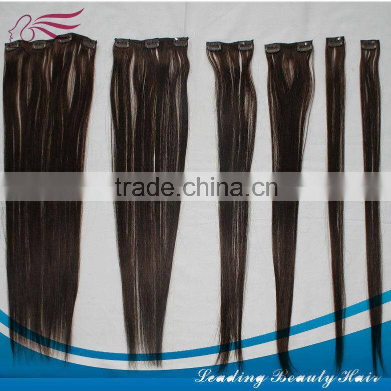 100% remy clip hair extension