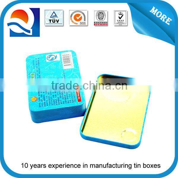 Chinese custom rectangle candy tin box candy tin packaging manufacture