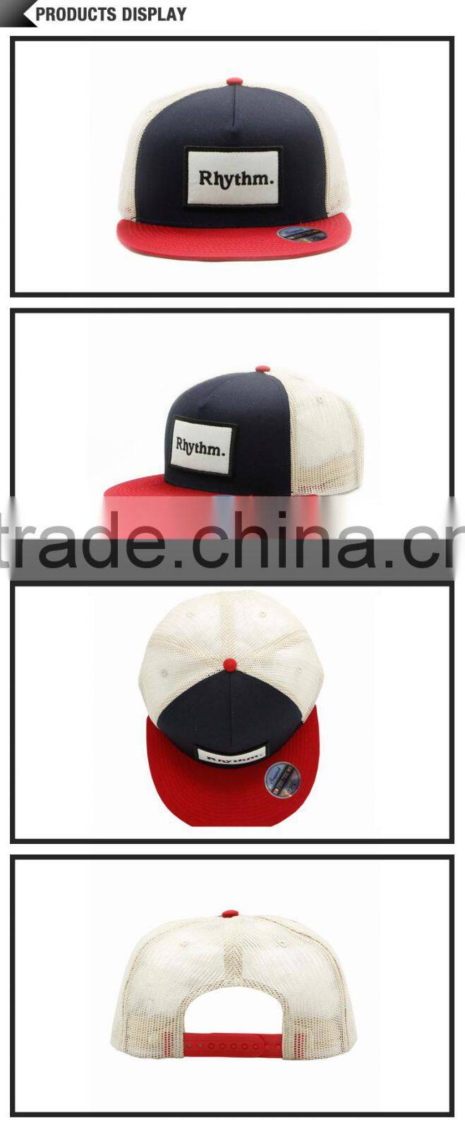 2015 Hot Sale wholesale plain snapbacks custom mesh snapback hats wholesale