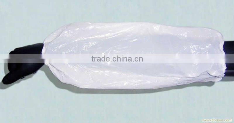 machine made Disposable Plastic PE sleeve cover oversleeves 16" 18"