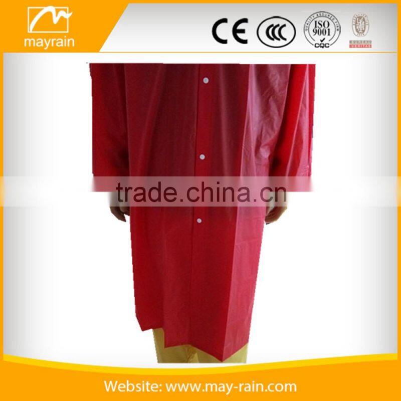 high quality outdoor pvc raincoat
