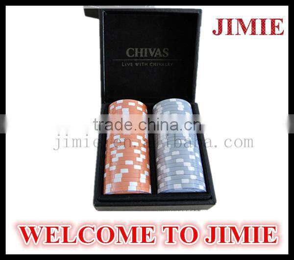 hot sale promotional 50 pcs mini poker set with customize box