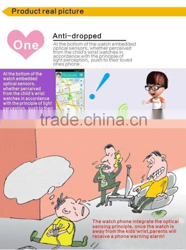 China manufacturer Best selling hidden gps kids tracker watch with one key emergency call for kids