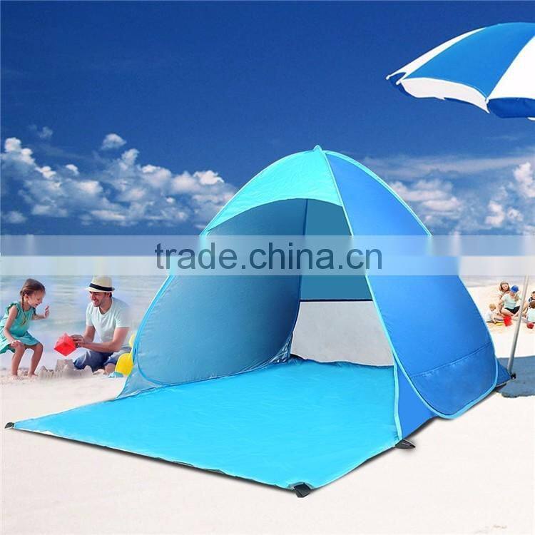 Camping Outdoor Tent Shelter Automatic Beach Anti-UV Fishing Ultra Light Umbrella Pop Up Tent
