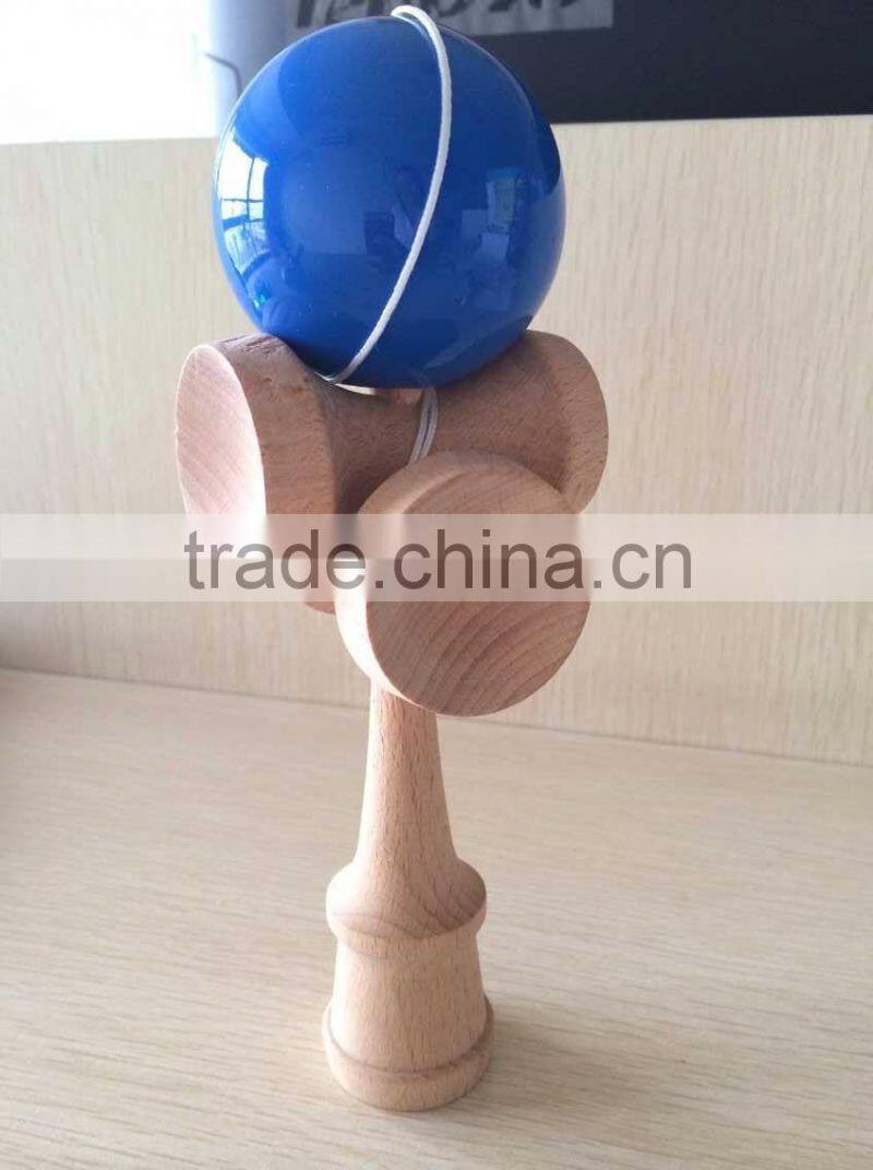 High quality 5 cup wooden kendama skill ball toy for wholesale