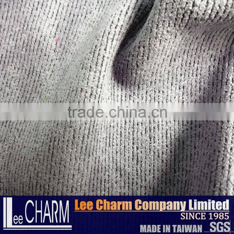 Polyester Twill Suede Fabric Peach Finished